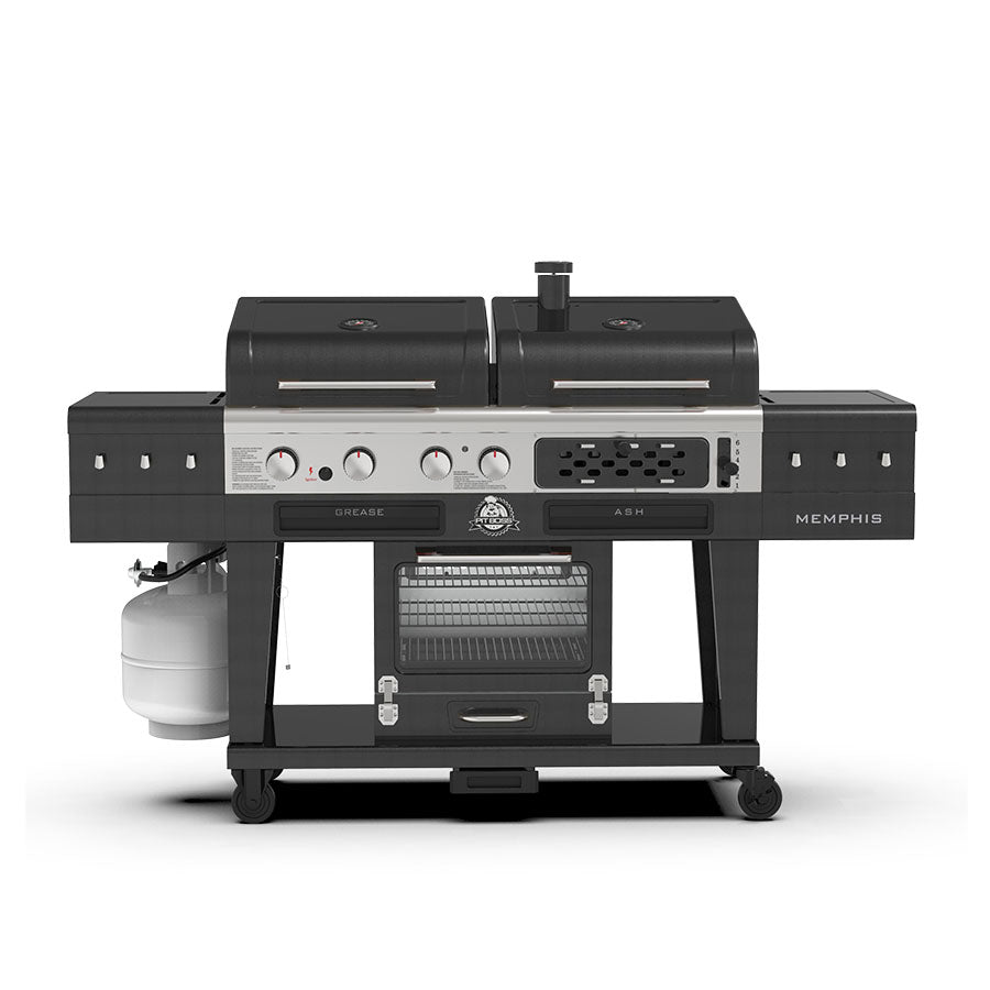 Pit Boss Memphis Ultimate Gas and Charcoal Combo Grill with Electric Smoker  - Walmart.com