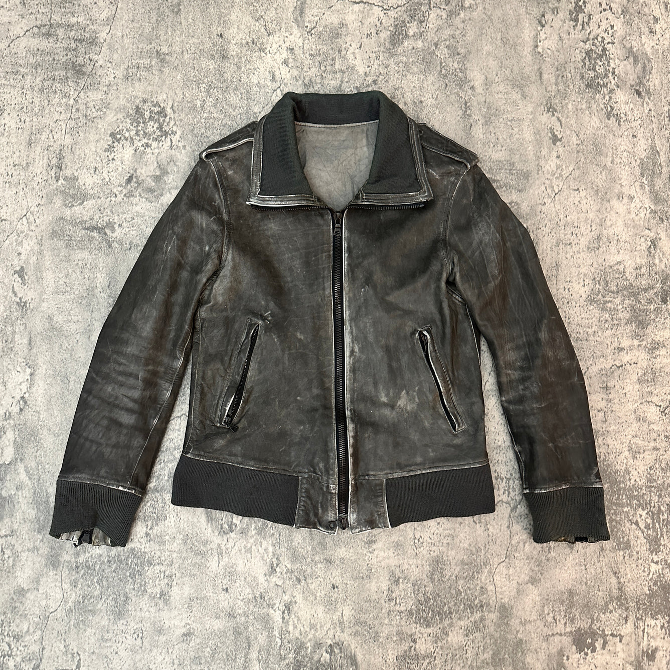 Isamu Katayama Backlash Cow Leather Jacket – 269archive