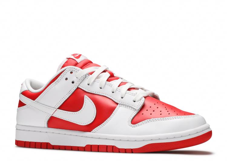 sb dunk low championship red