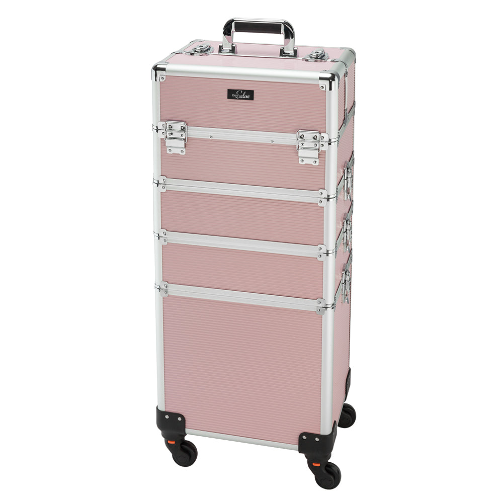 Source 2023 New Aluminum Large professional Rolling Cosmetic Metal Makeup  Case With Lighted Mirror Makeup Case Trolley on m.