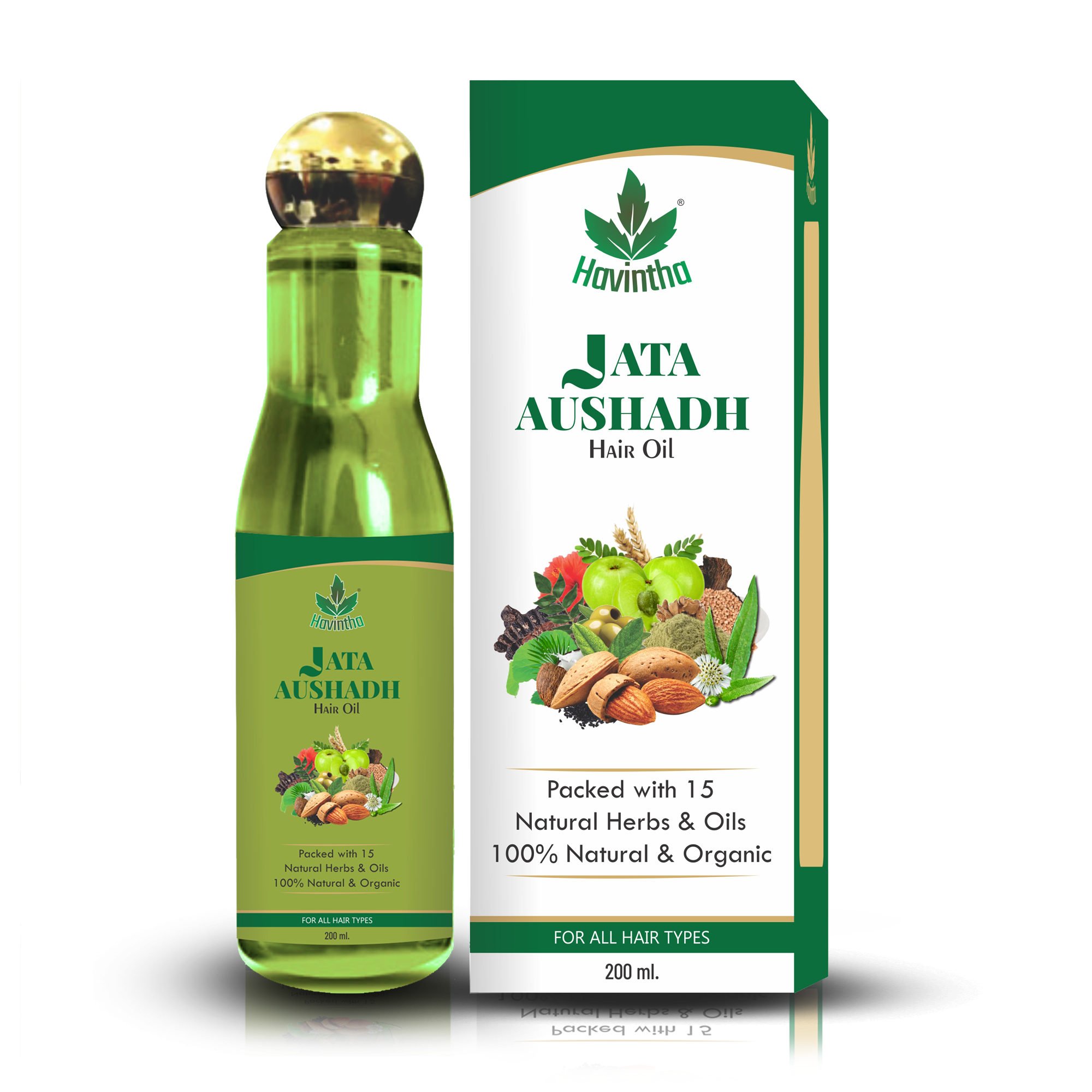Nirmalkesha Moringa Aloe Vera and Green Tea Hair Oil