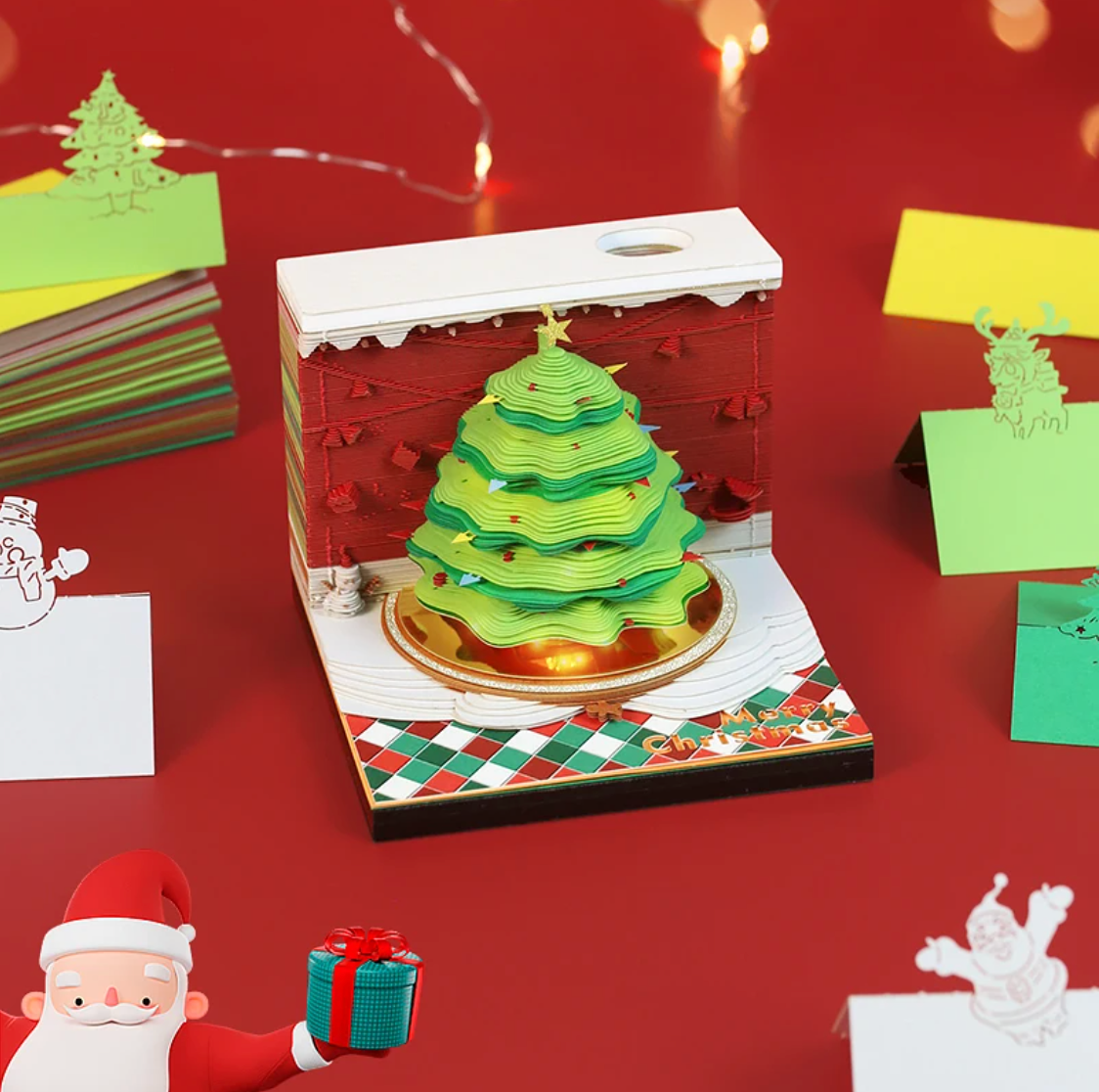 Christmas Tree 3D Calendar 2024