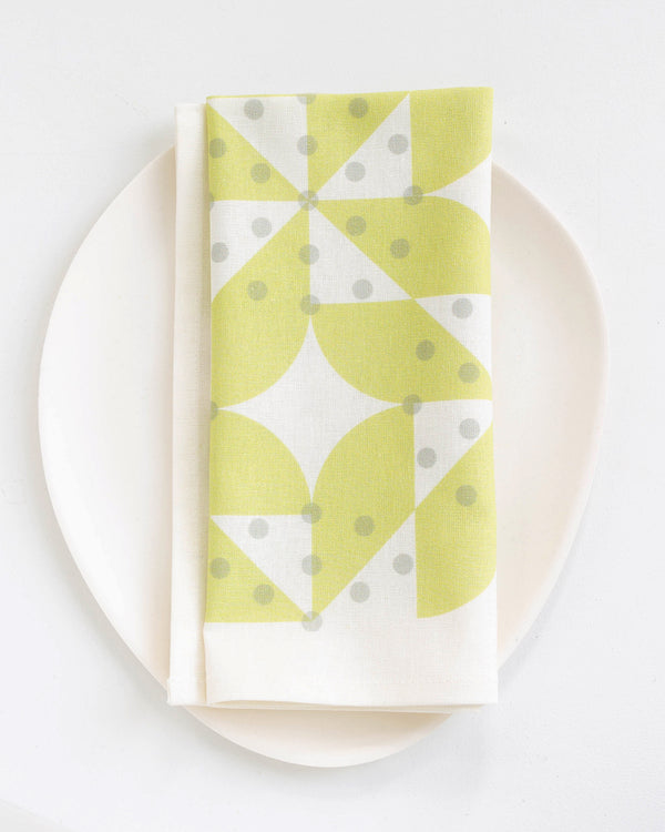 Dyed Linen Napkins in Clover - Set of 2 – Studiopatro