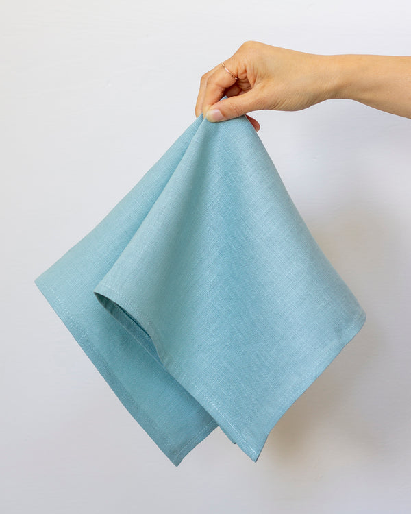 Teal Blue Linen Napkins. Softened Linen Napkin Set. Wedding Napkins. Dinner  Napkins. Easter Napkins. Cloth Napkins. Handmade Table Linens 