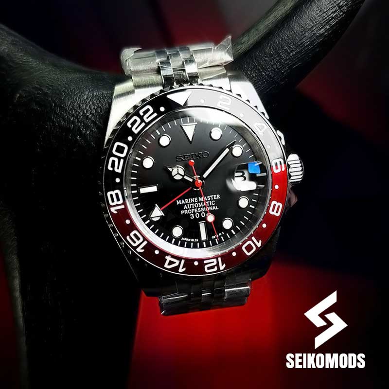 Seiko Mod GMT Master II NH34 Coke – WatchBoyz