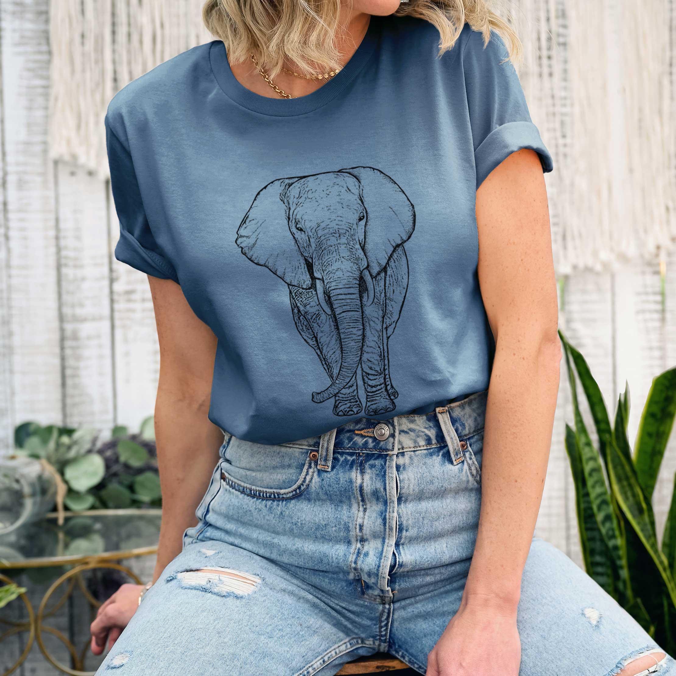 African Elephant Unisex Tee