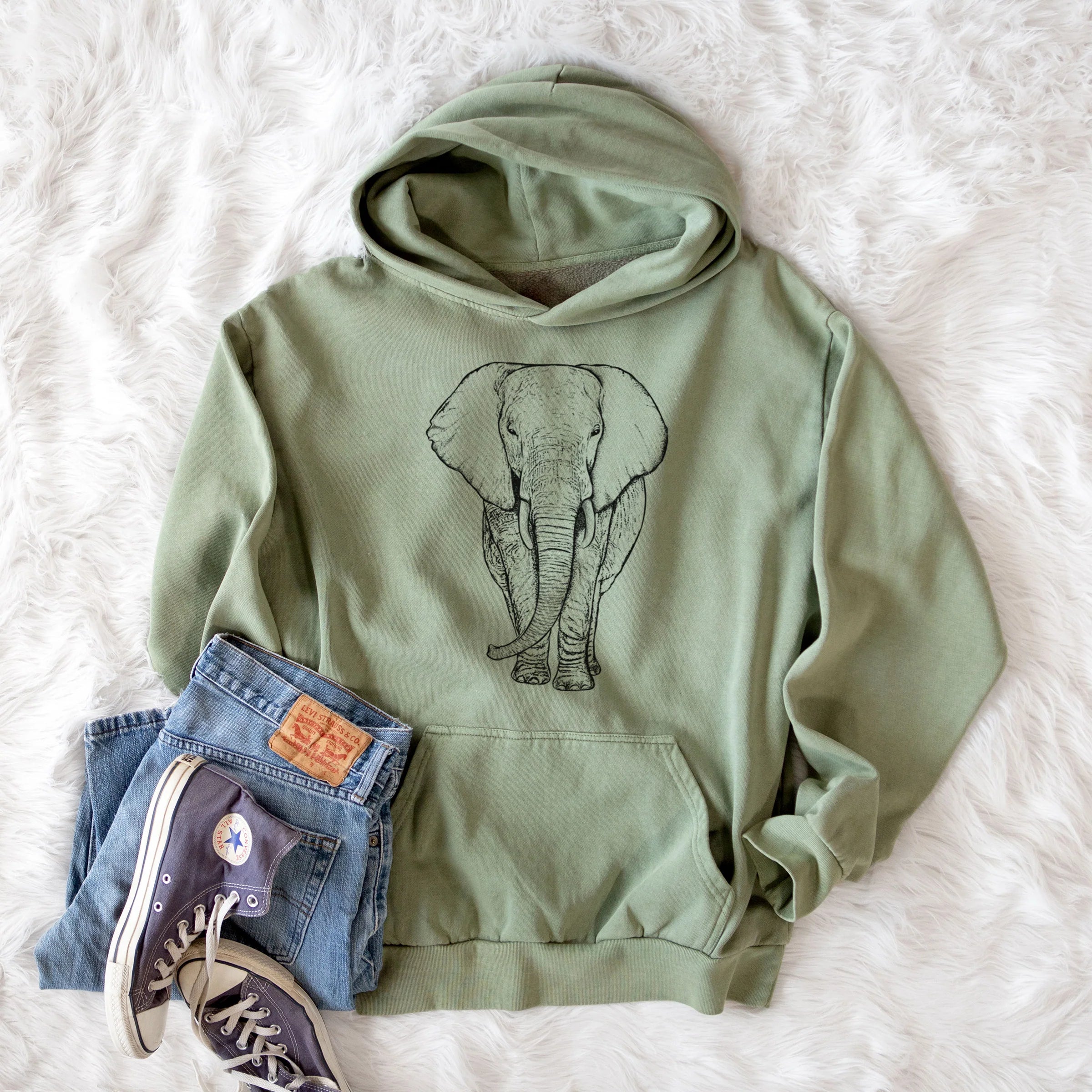 African Elephant hoodie