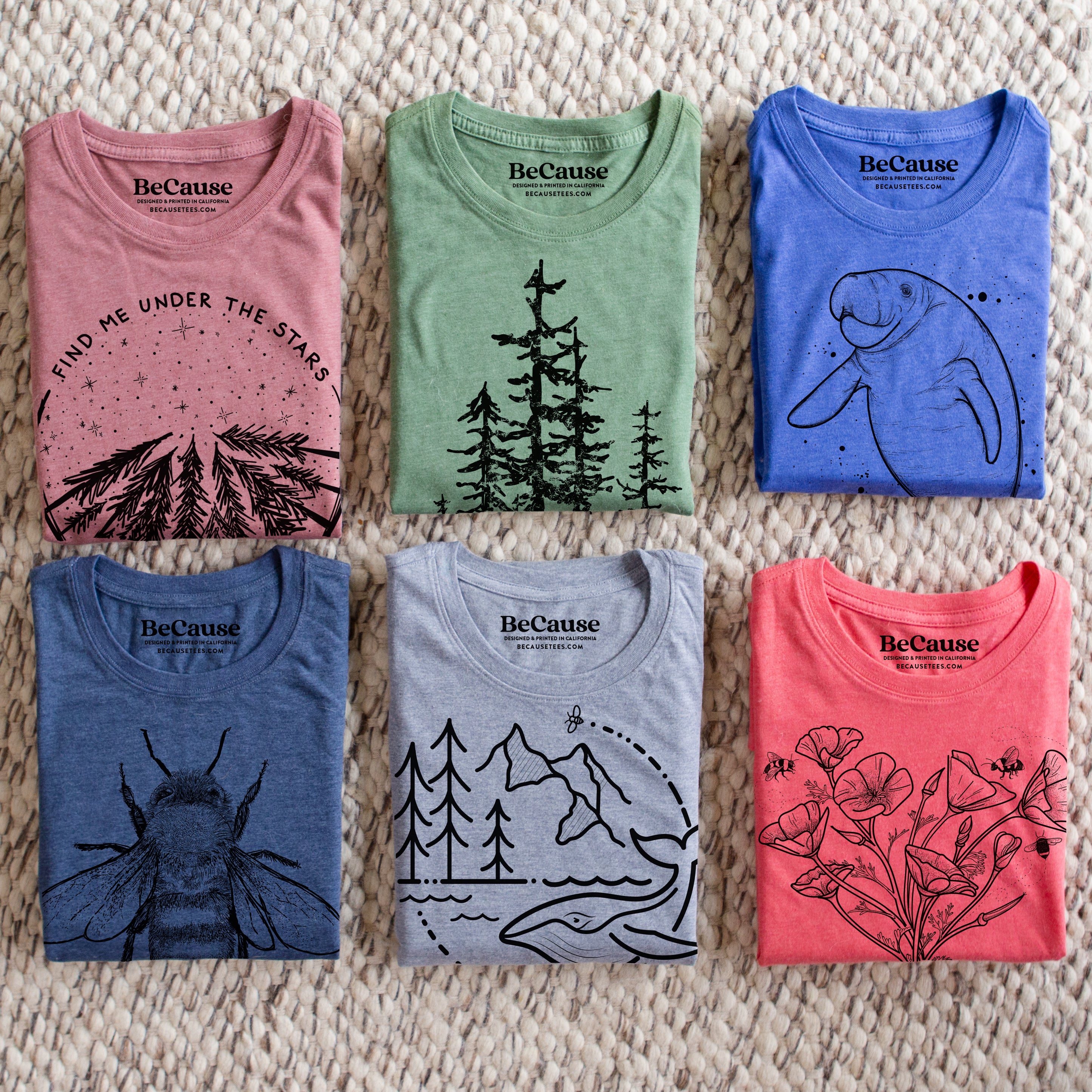 Nature themed shirts