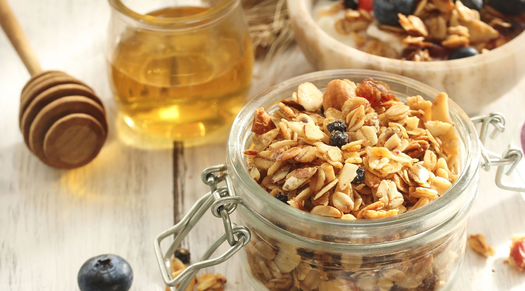 Honey and granola