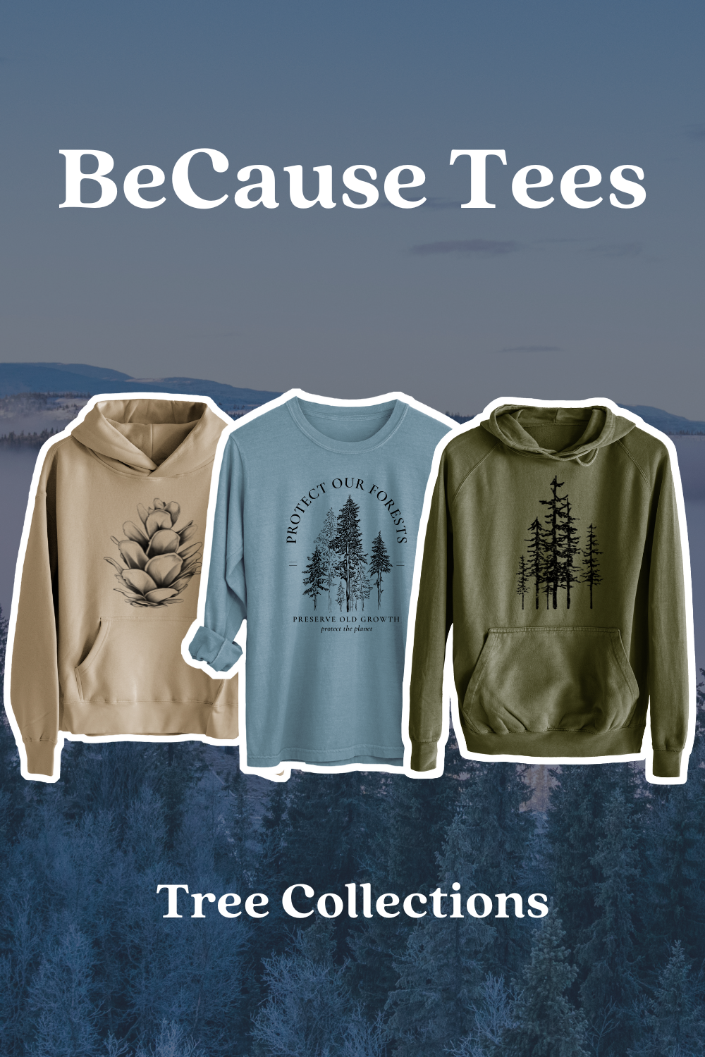 Trees shirts and hoodies