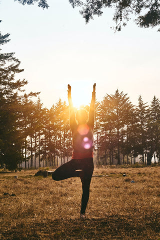 Yoga outdoors