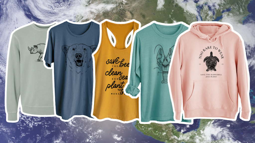 #WearYourBecause — every order plants trees and donates to enviornmental nonprofits