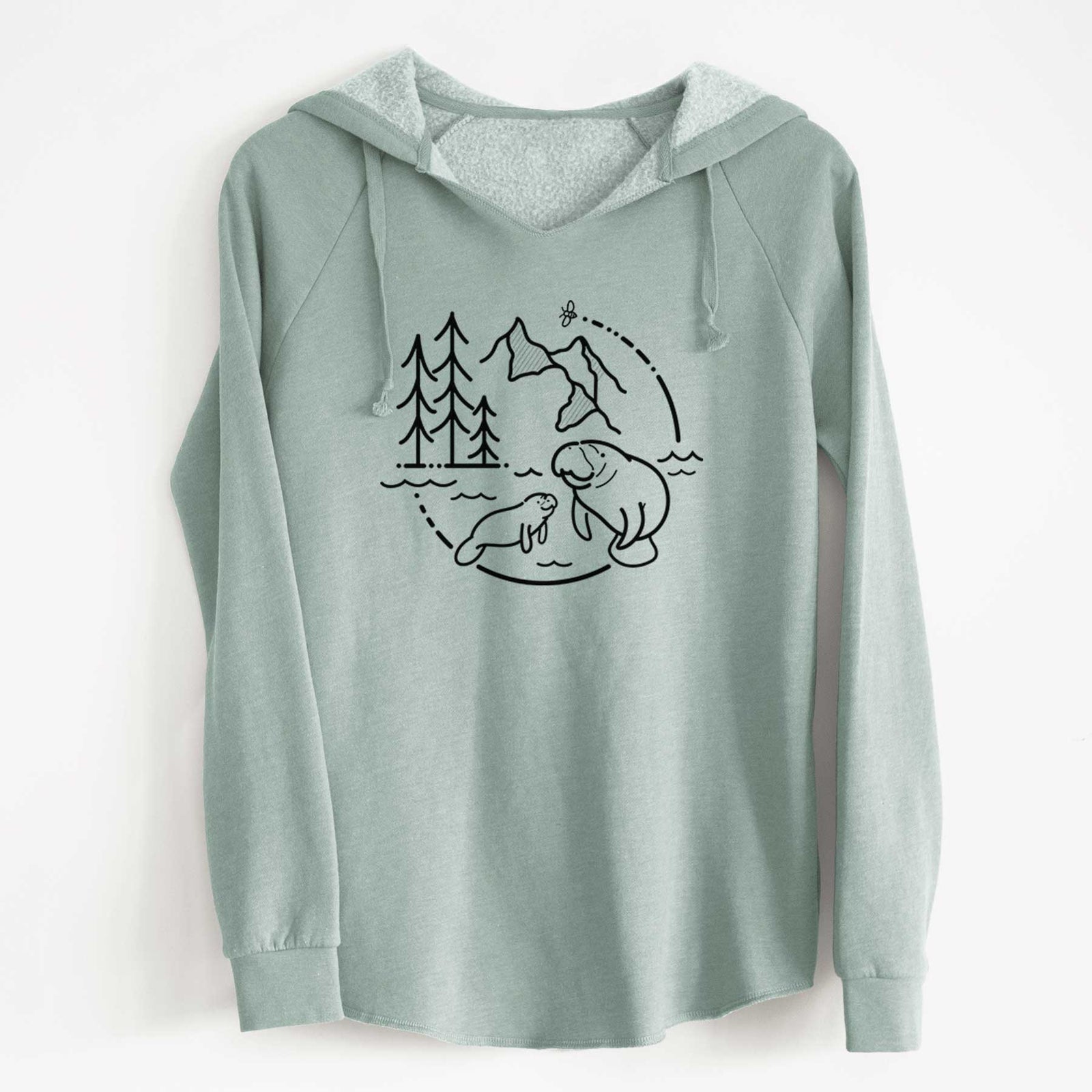 Three Trees - Cali Wave Hooded Sweatshirt - Because Tees