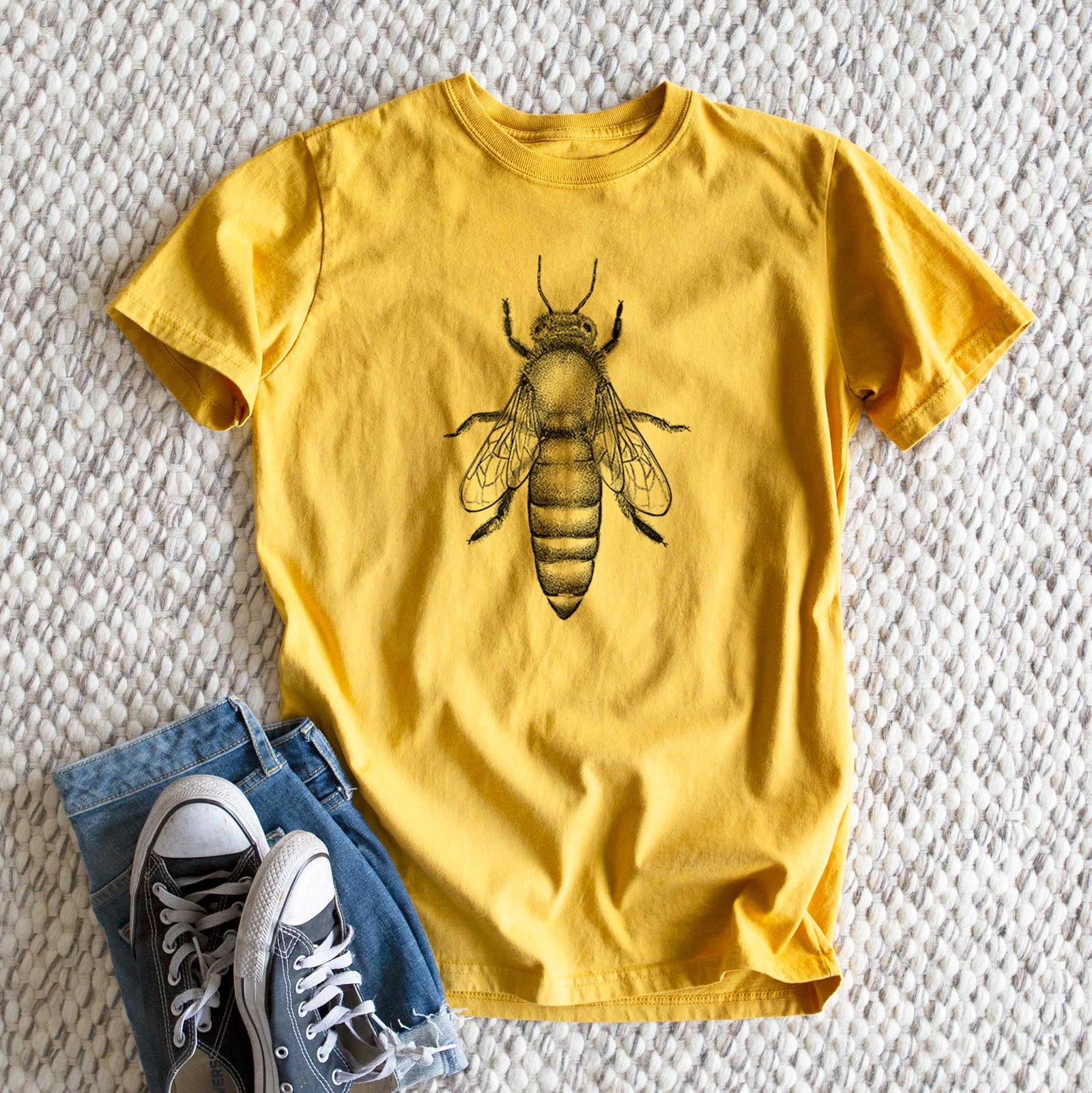 Apis Mellifera - Honey Bee Hand Towel - Because Tees