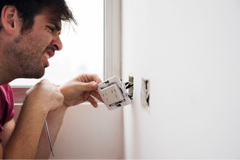 how to install an electrical outlet