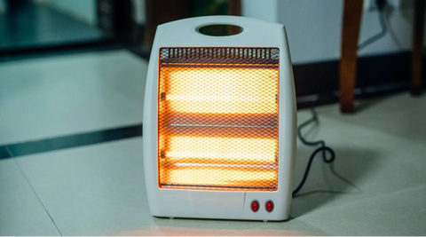 how much electricity does a space heater use