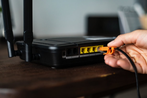 how to reset router