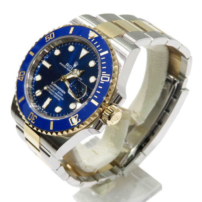 ROLEX (ロレックス) サブマリーナデイト 126613LB 腕時計 ブルー YG/SS 未使用
