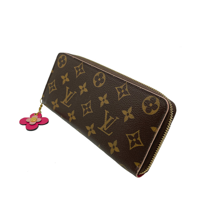 LOUIS VUITTON(ルイヴィトン) ポルトフォイユクレマンス フラワー 長