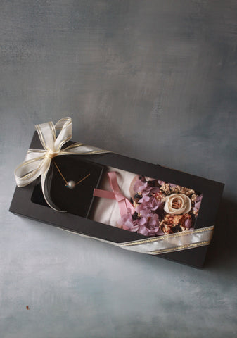 企業客製化禮物14K包金注金珍珠項鍊禮盒包裝