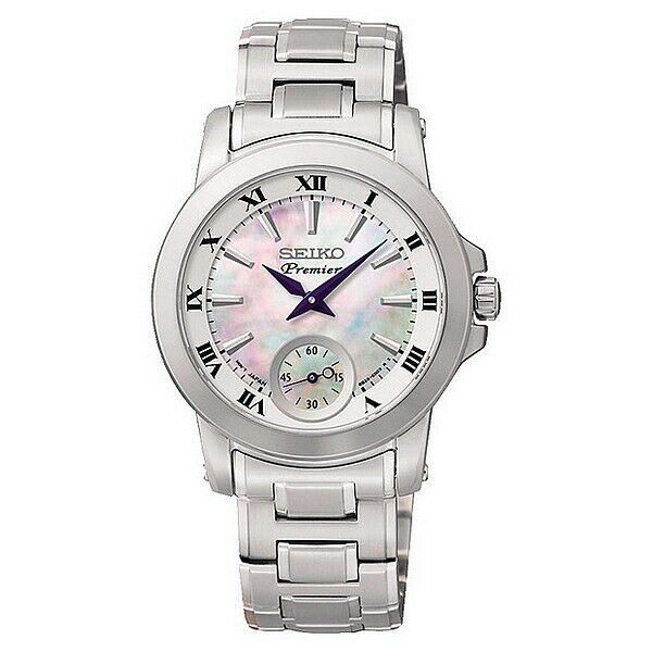 Seiko Premier SRKZ6 31mm Women's Ladies Watch Silver-Tone Steel Bracel |  Watch Sales Market