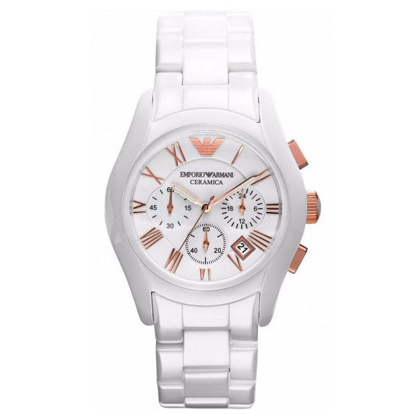 emporio armani ar1416 white ceramic