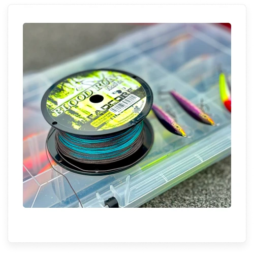 27LB Micro Leadcore Fishing Line 100 Yards Blood Run Fishing