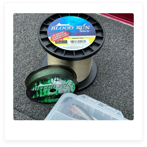 16LB Test Tournament Mono Fishing Line for Walleye and Bass casting and  trolling from Blood Run Fishing