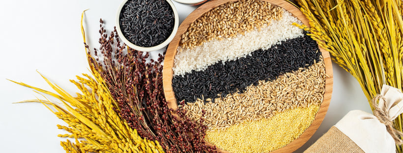 Varieties of whole grains