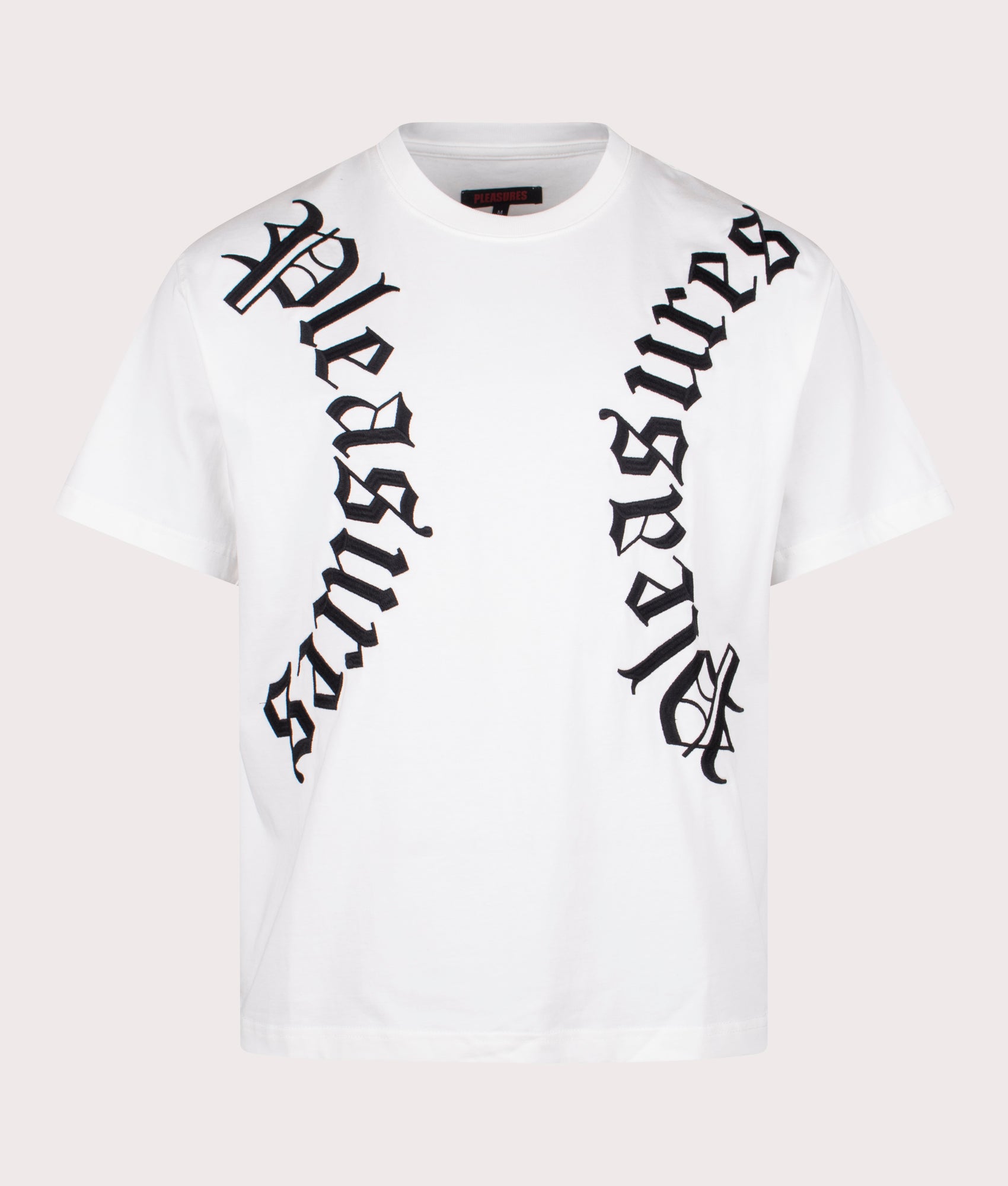Pleasures Mens Harness Heavyweight T-Shirt - Colour: White - Size: Small