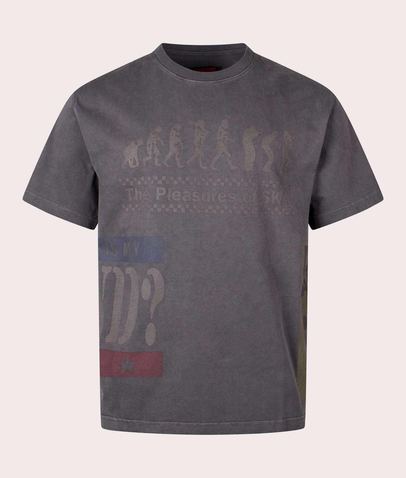 Pleasures Mens Evolution Heavyweight T-Shirt - Colour: Black - Size: Medium