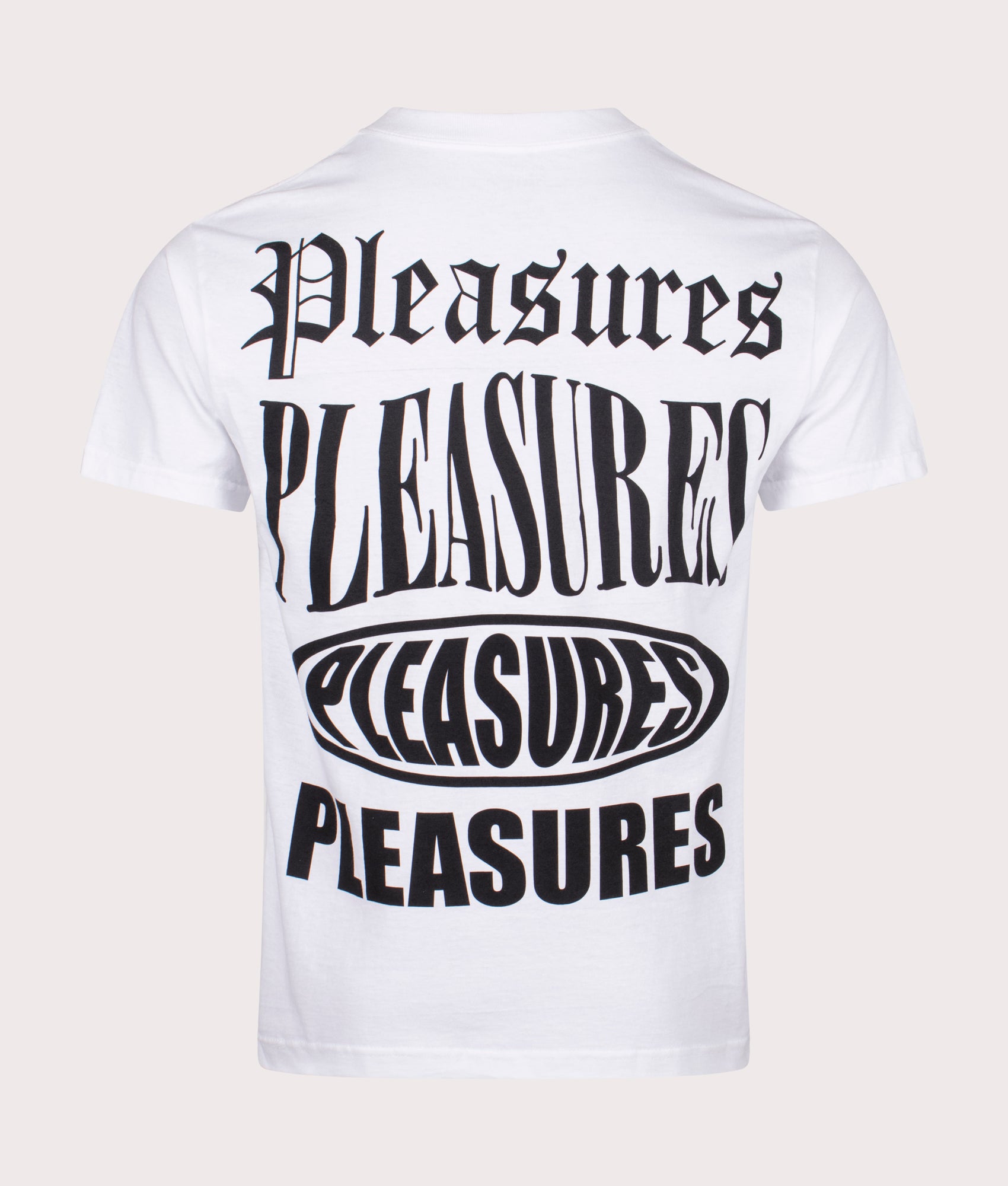 Pleasures Mens Stack T-Shirt - Colour: White - Size: Large