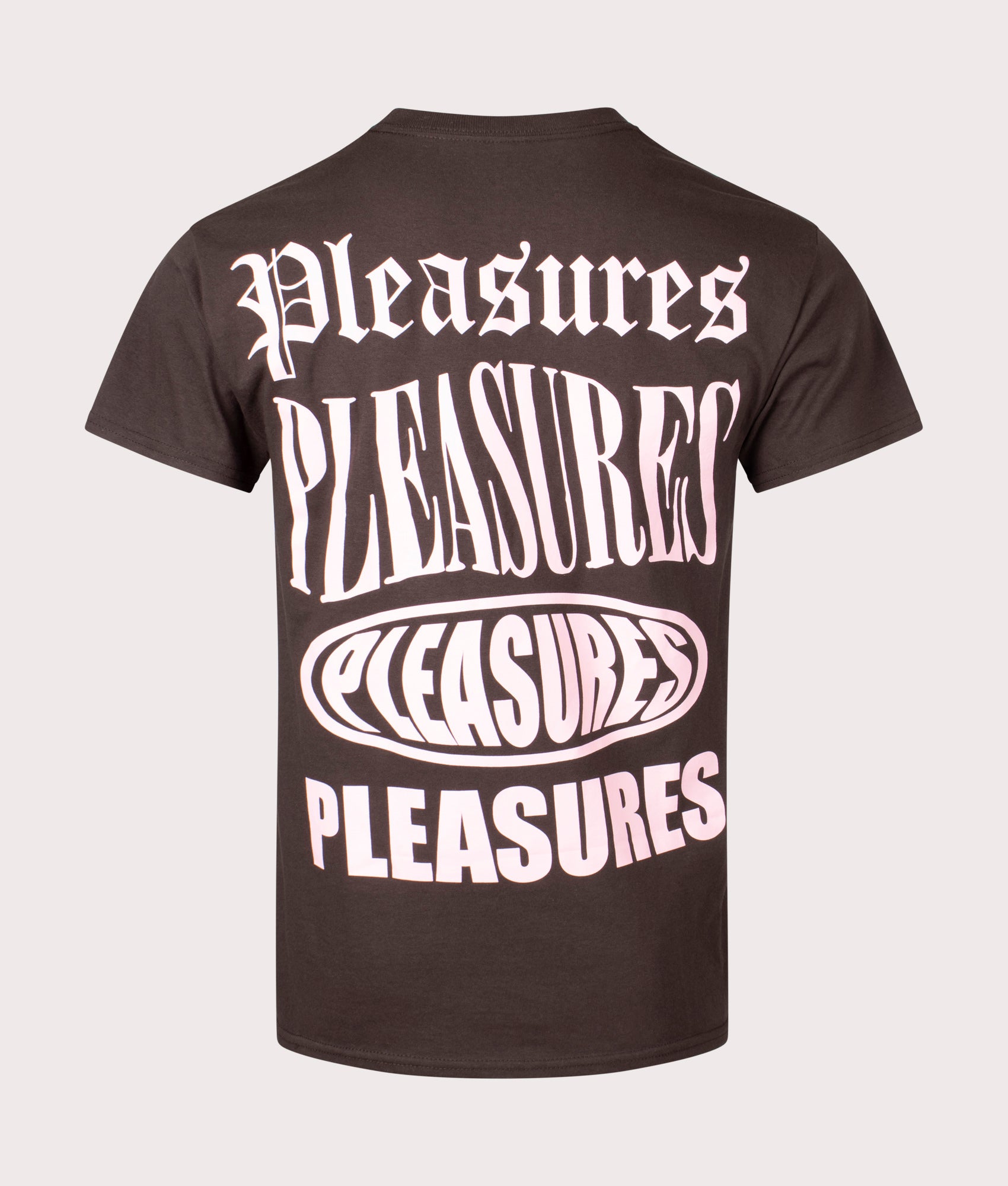 Pleasures Mens Stack T-Shirt - Colour: Brown - Size: Medium