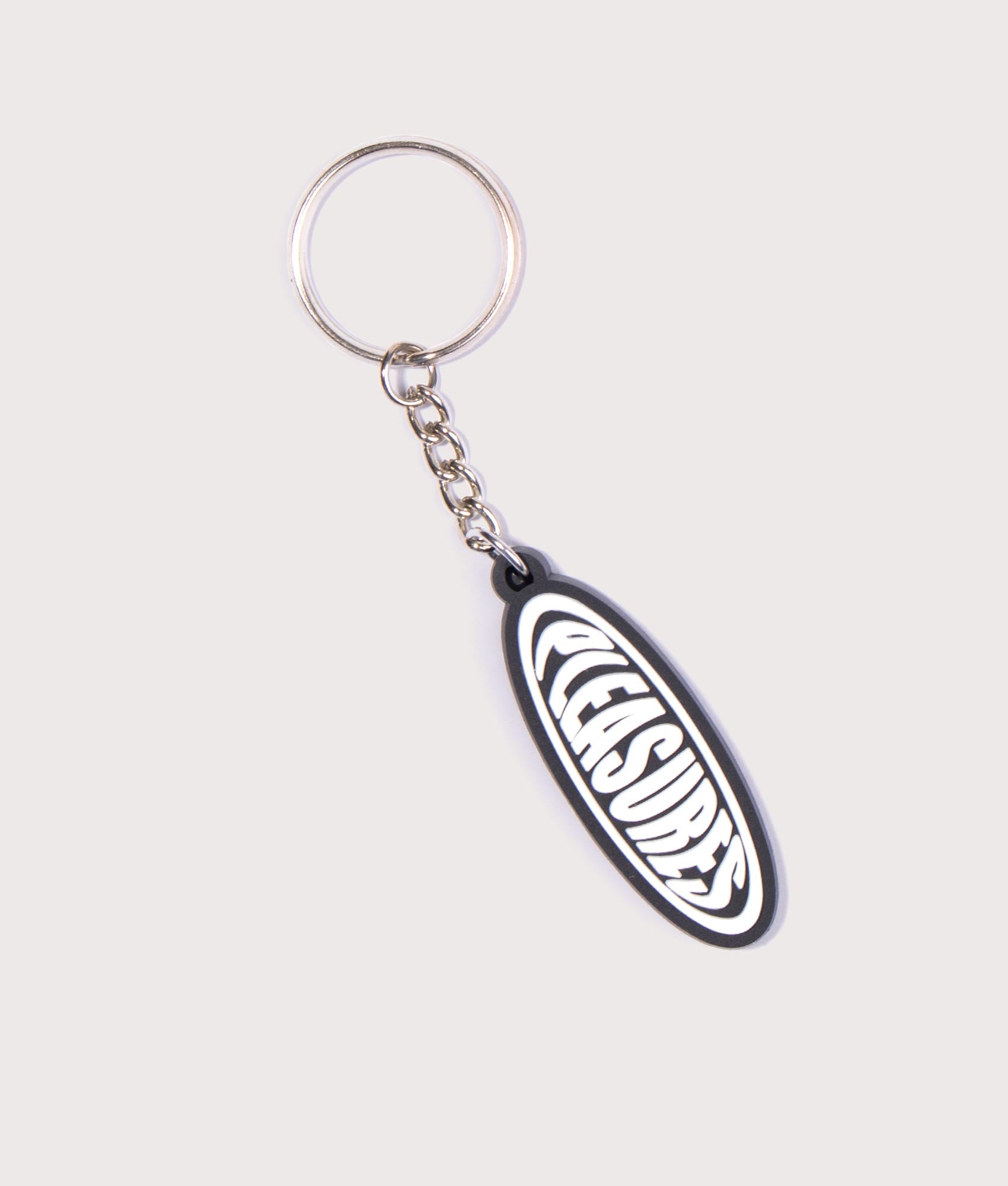 Pleasures Mens Bubble Logo PVC Keychain - Colour: Black - Size: OS