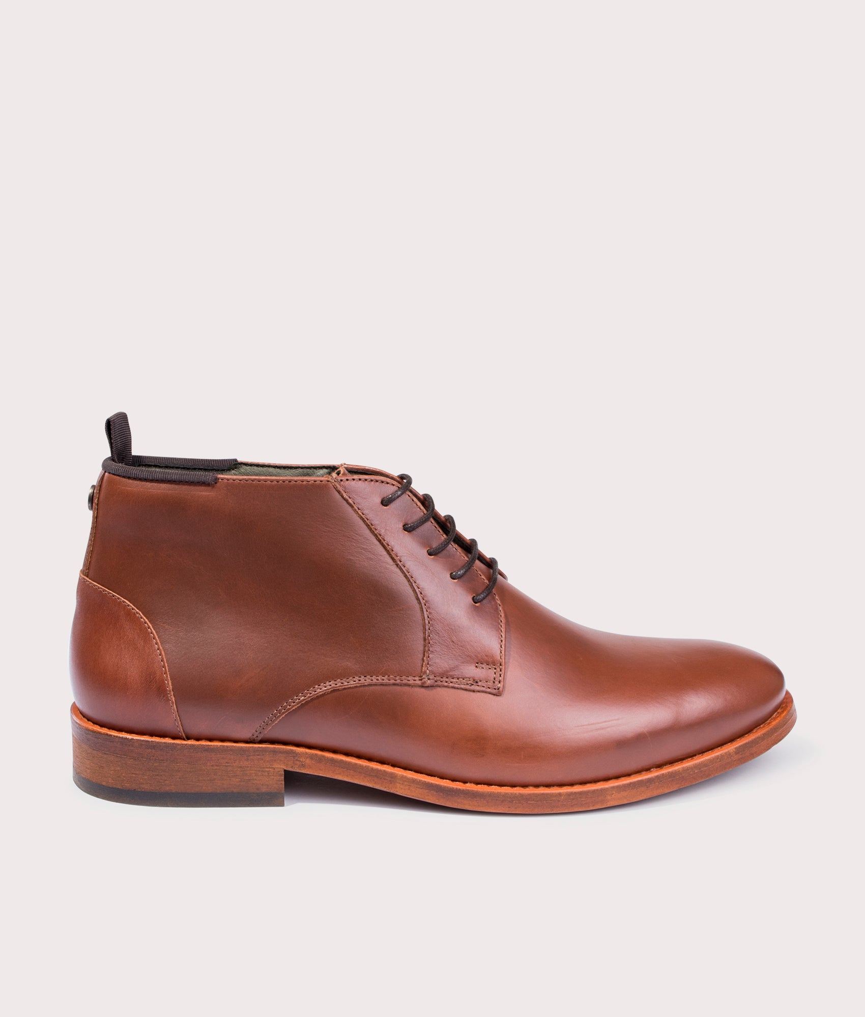 Barbour Lifestyle Mens Benwell Chukka Boots - Colour: BR71 Mahogany - Size: 10