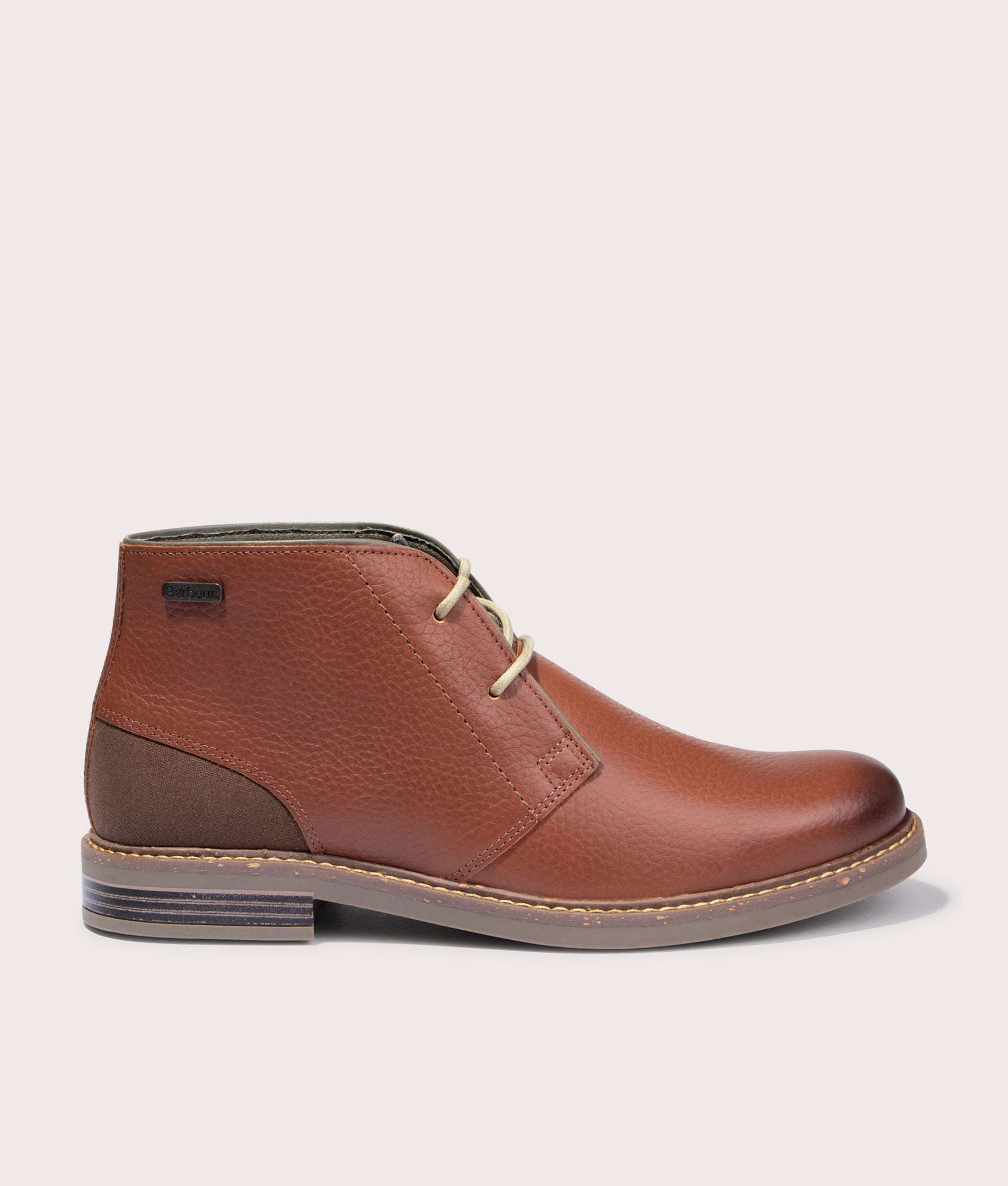 Barbour Lifestyle Mens Readhead Chukka Boots - Colour: TA52 Fawn Suede - Size: 9