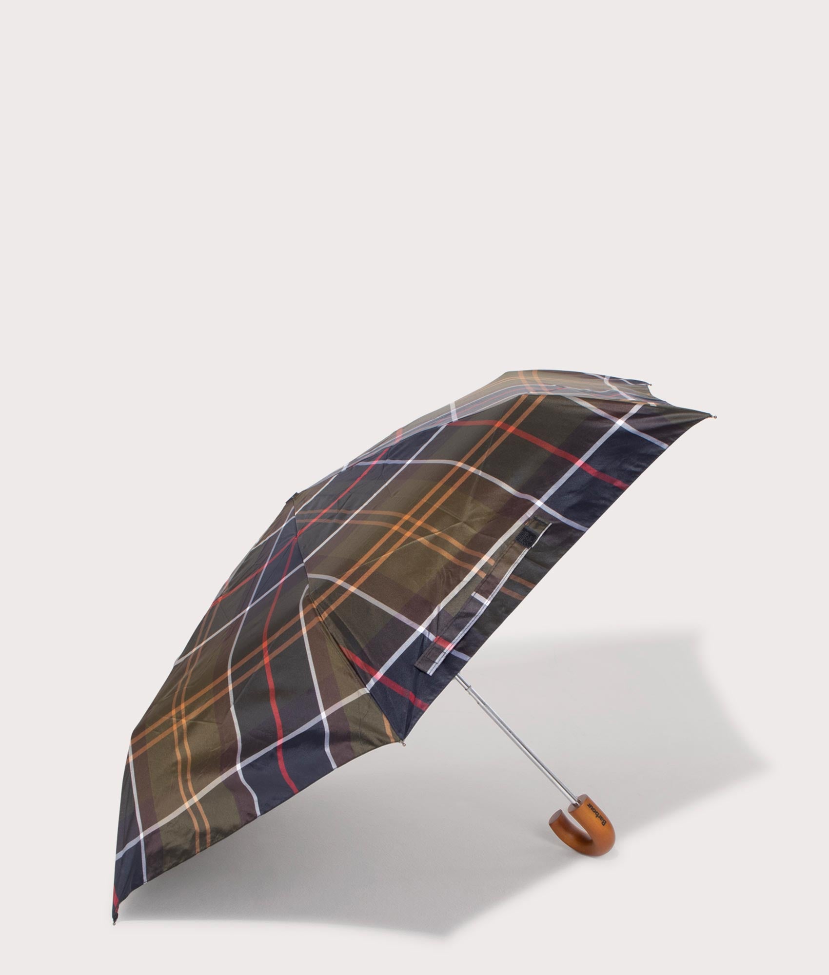 Barbour Lifestyle Mens Barbour Classic Tartan Mini Umbrella - Colour: TN11 Classic - Size: One Size