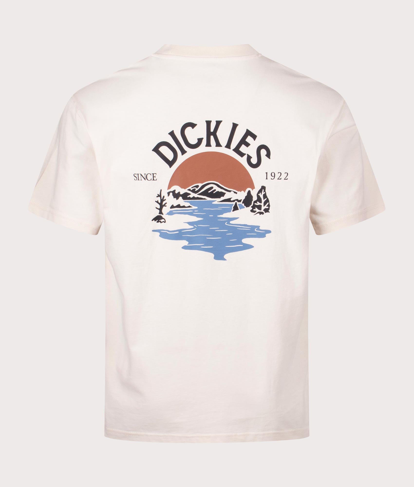 Dickies Mens Beach T-Shirt - Colour: F901 Whitecap Gray - Size: Medium