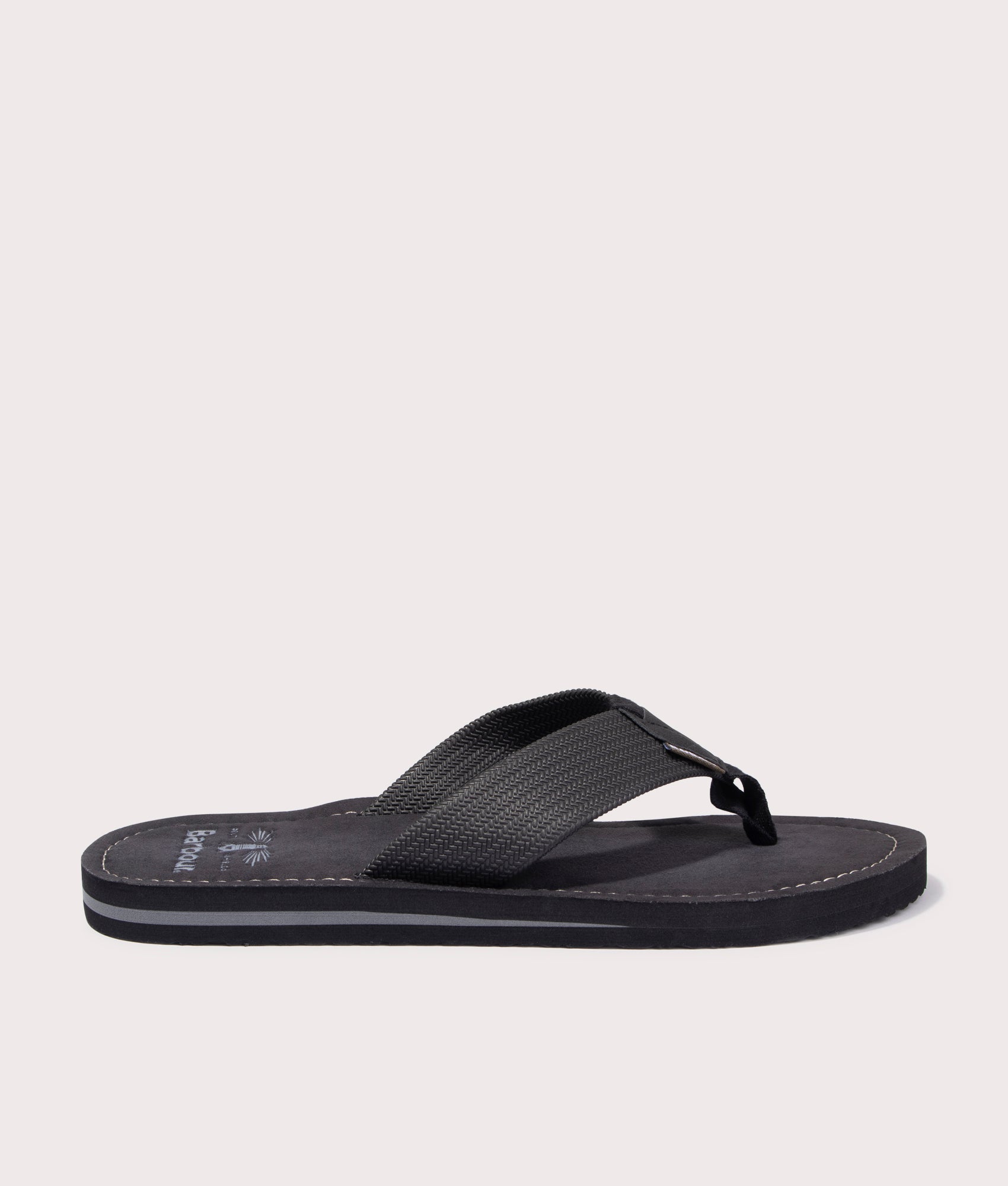 Barbour Lifestyle Mens Toeman Beach Sandals - Colour: BK11 Black - Size: 7