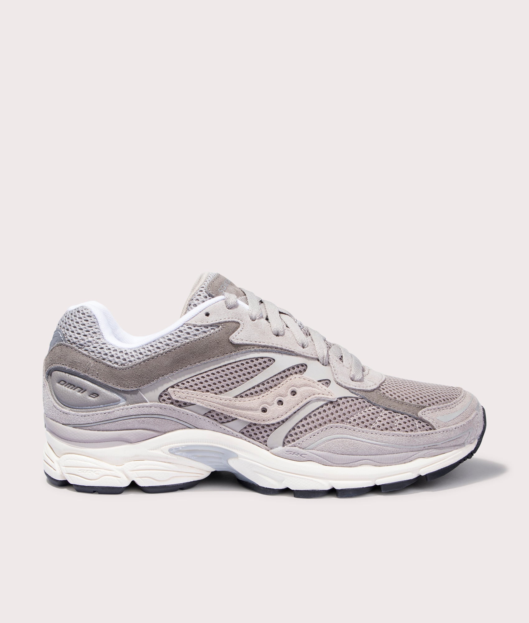 Saucony Mens Pro Grid Omni 9 Sneakers - Colour: 020 Grey - Size: 8