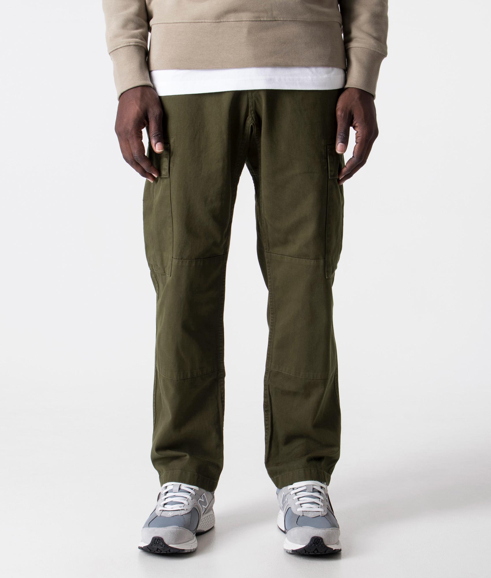 Gramicci Mens Relaxed Fit Cargo Pants - Colour: Deep Green - Size: XL