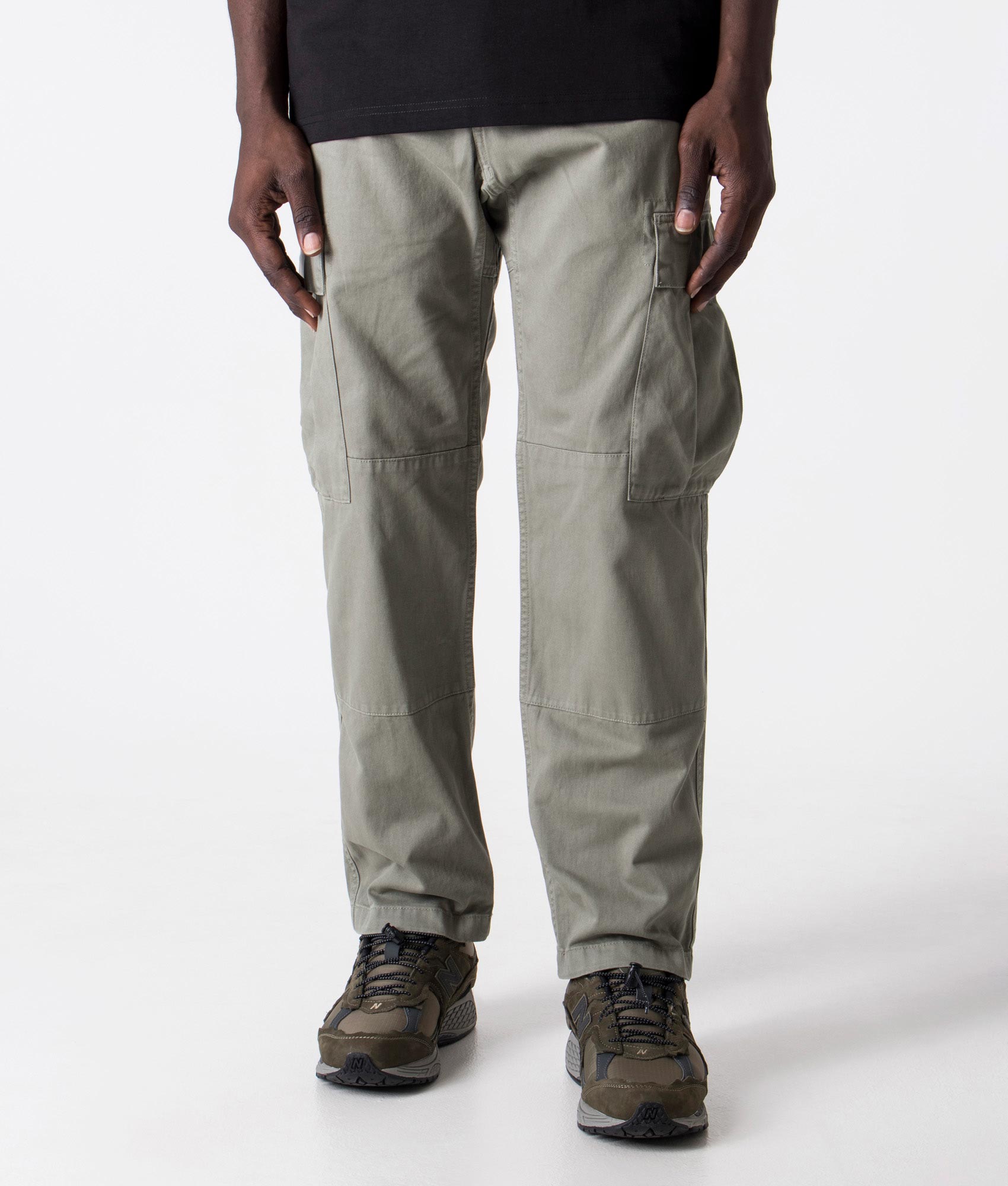 Gramicci Mens Relaxed Fit Cargo Pants - Colour: Dusty Khaki - Size: XL