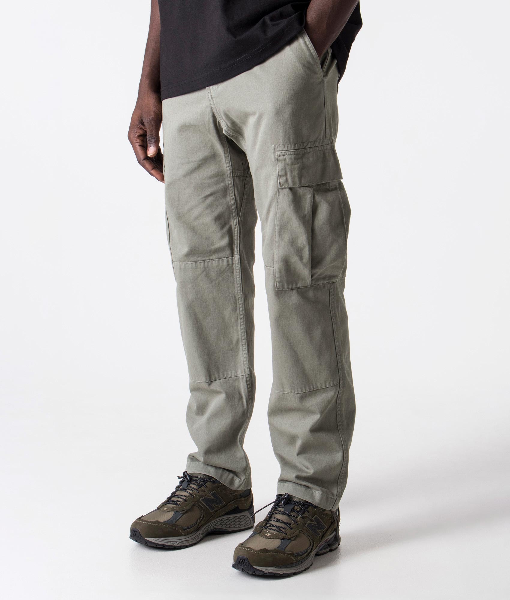 Gramicci Mens Relaxed Fit Cargo Pants - Colour: Dusty Khaki - Size: XXL