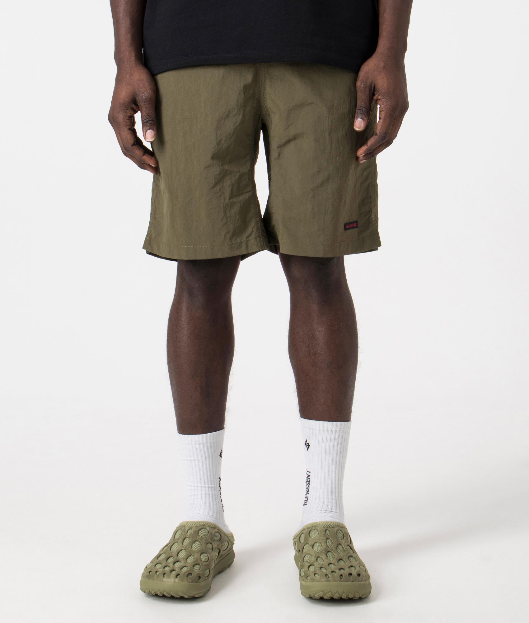 Gramicci Mens Nylon Packable G-Shorts - Colour: Deep Olive - Size: XL