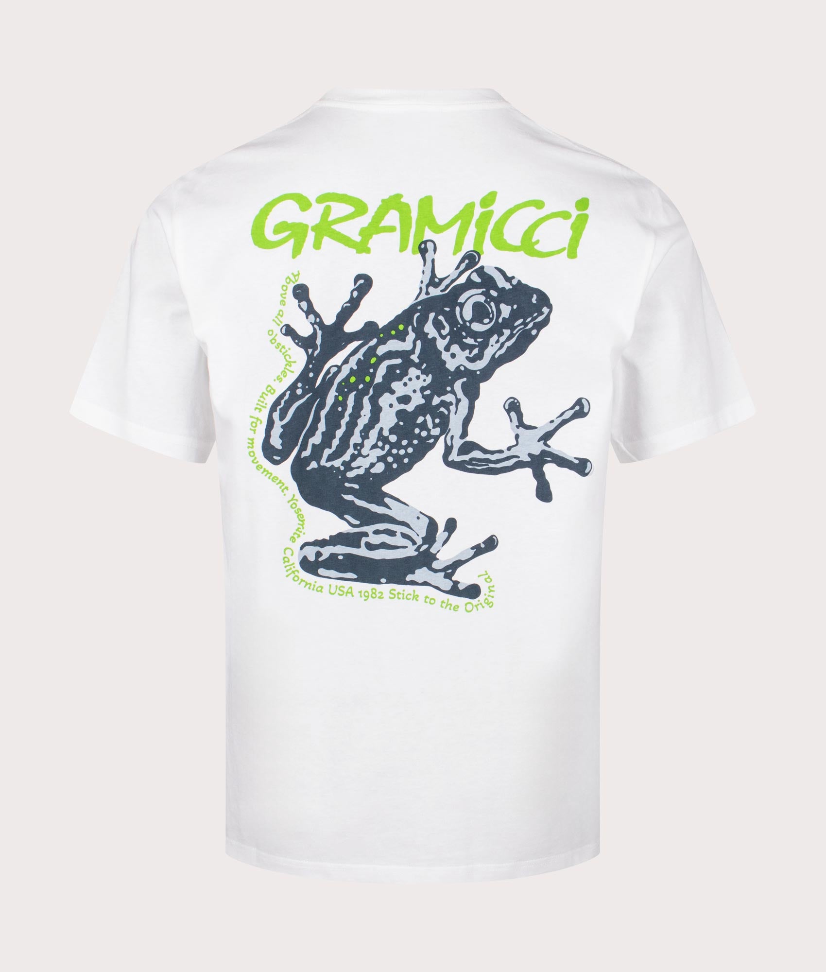 Gramicci Mens Sticky Frog T-Shirt - Colour: White - Size: XL