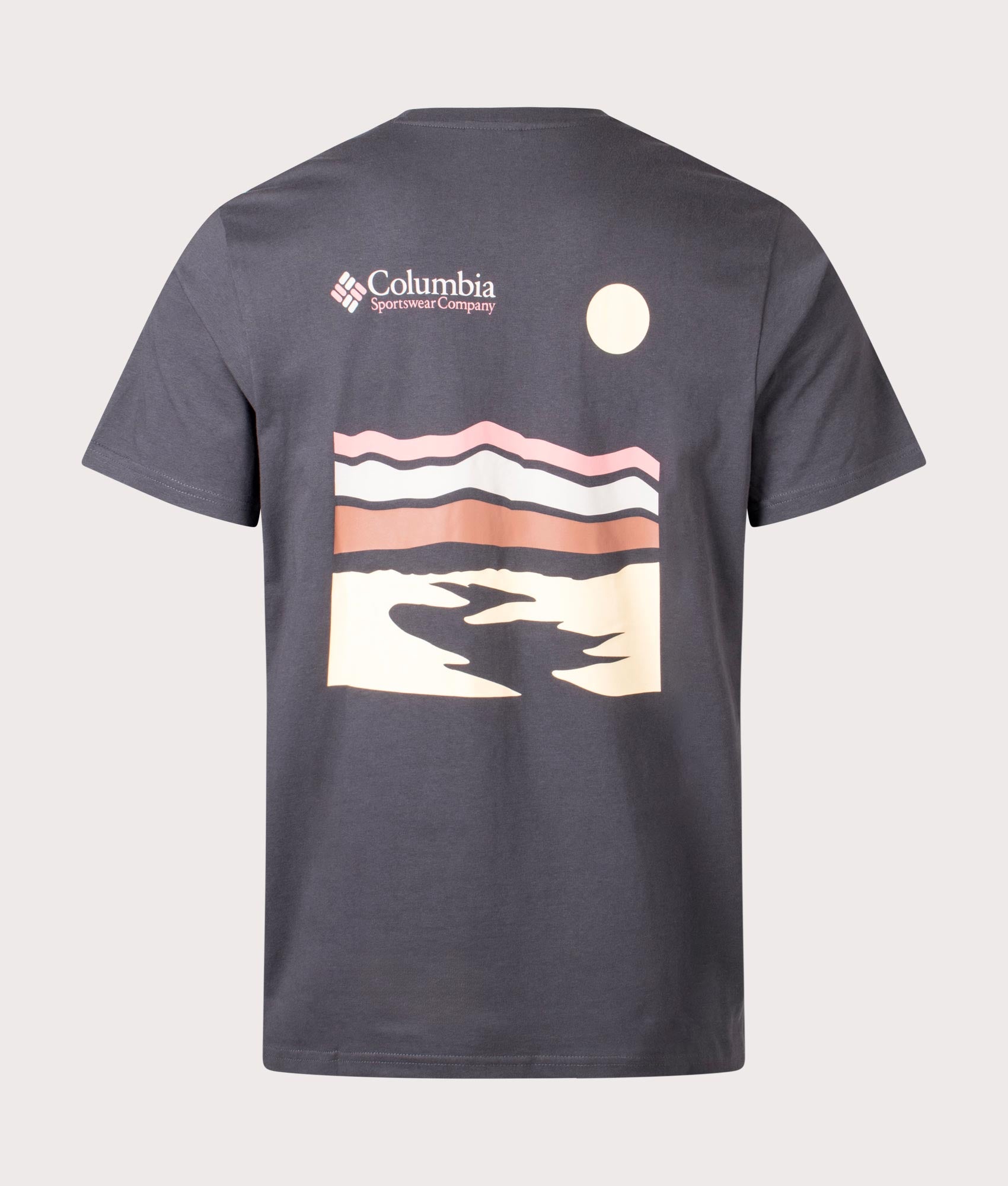 Columbia Mens Explorers Canyon Back Graphic T-Shirt - Colour: 014 Shark/Heritage Hills - Size: Large