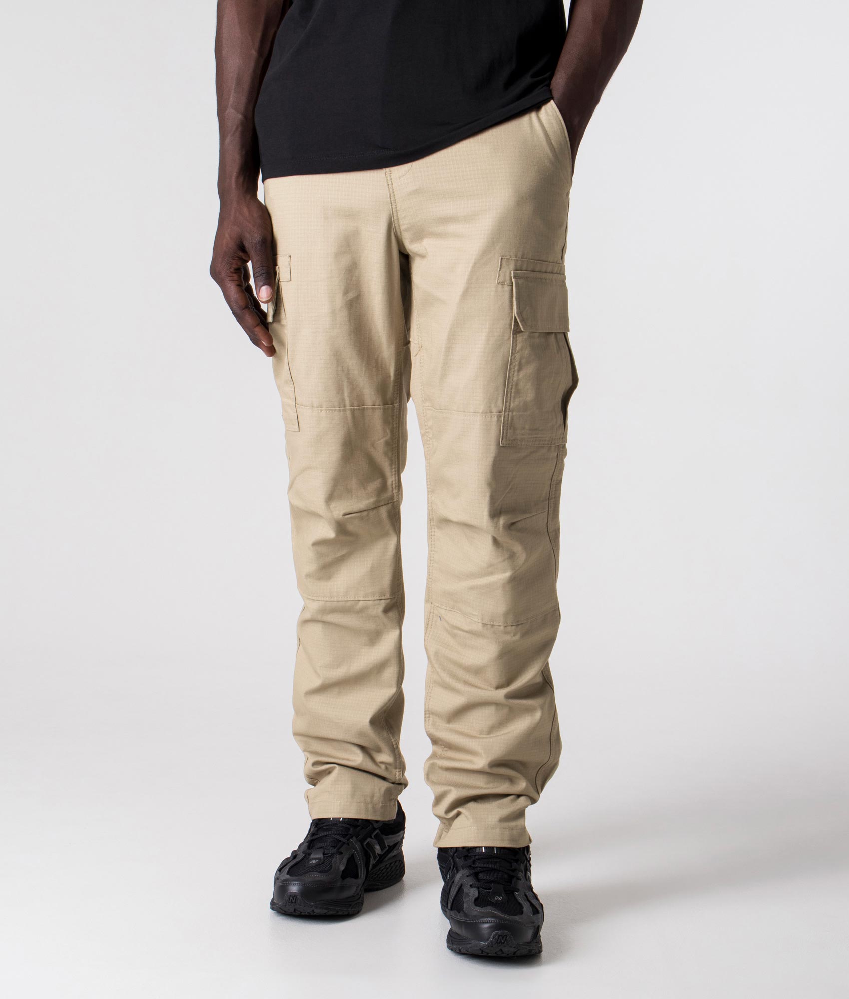 Dickies Mens Regular Fit Millerville Cargo Pants - Colour: KHK1 Khaki - Size: 32W