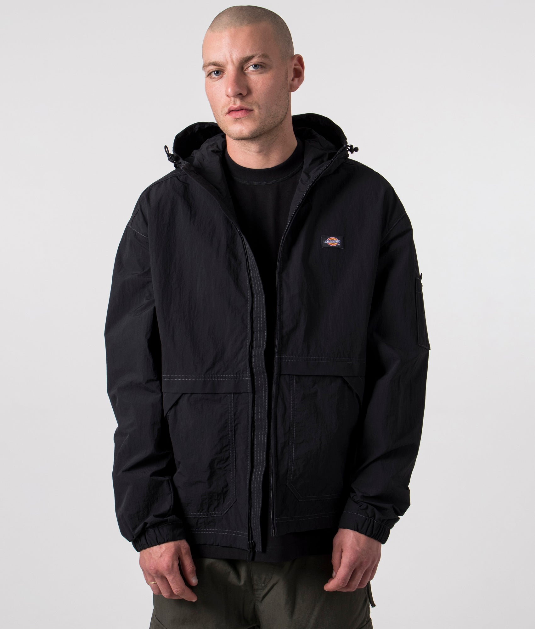 Dickies Mens Relaxed Fit Jackson Jacket - Colour: BLK1 Black - Size: XL