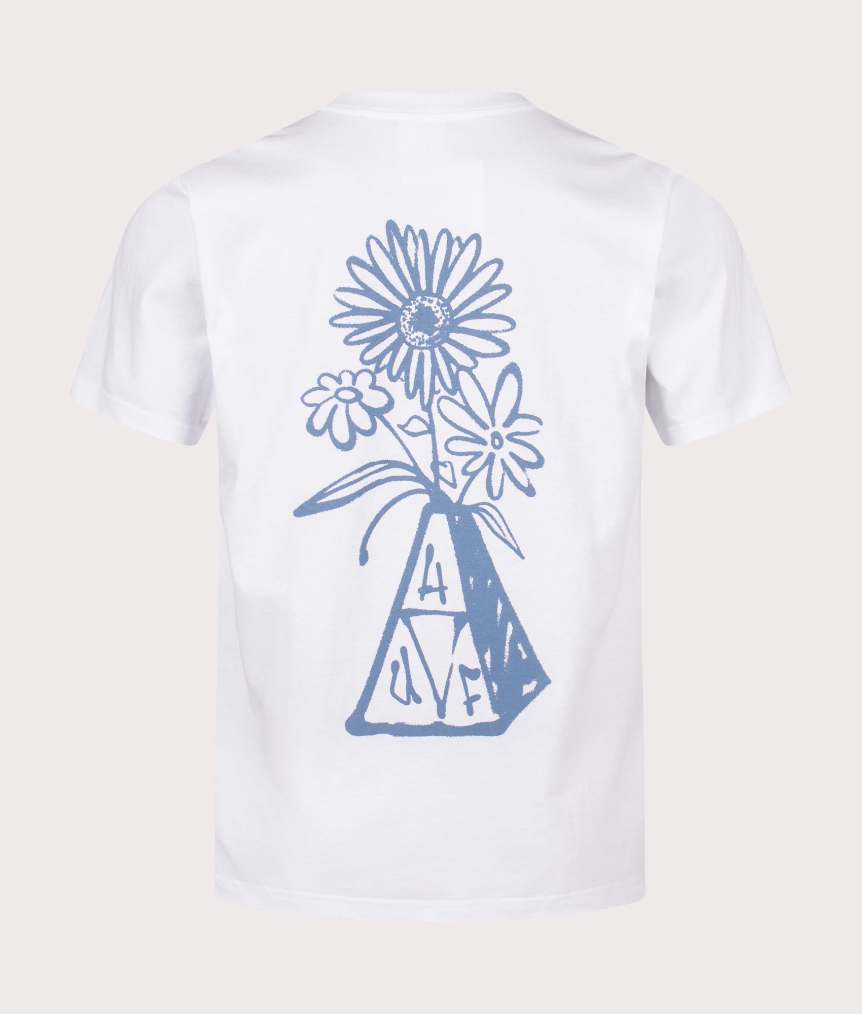HUF Mens Triple Triangle Hallows T-Shirt - Colour: White - Size: Small