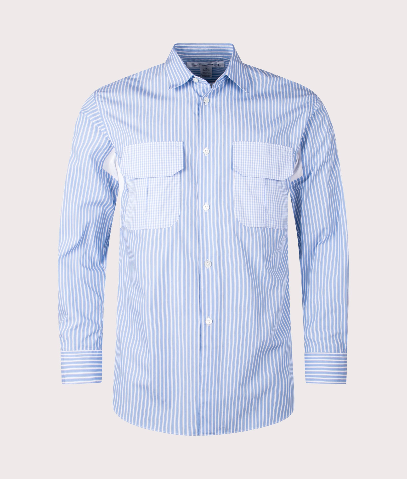 COMME des GARCONS SHIRT Mens Striped Check Shirt - Colour: 1 Stripe/Check - Size: Large